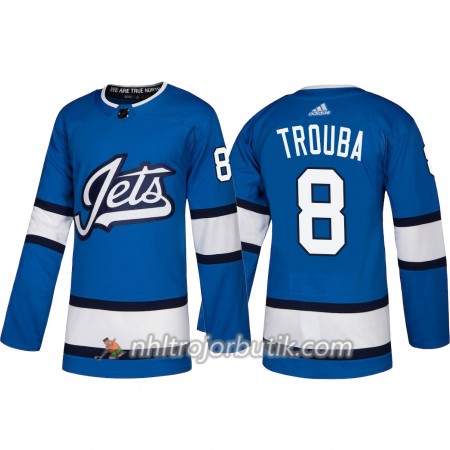 Män Ishockey Winnipeg Jets Tröja Jacob Trouba 8 Alternate Adidas 2018-19 Authentic
